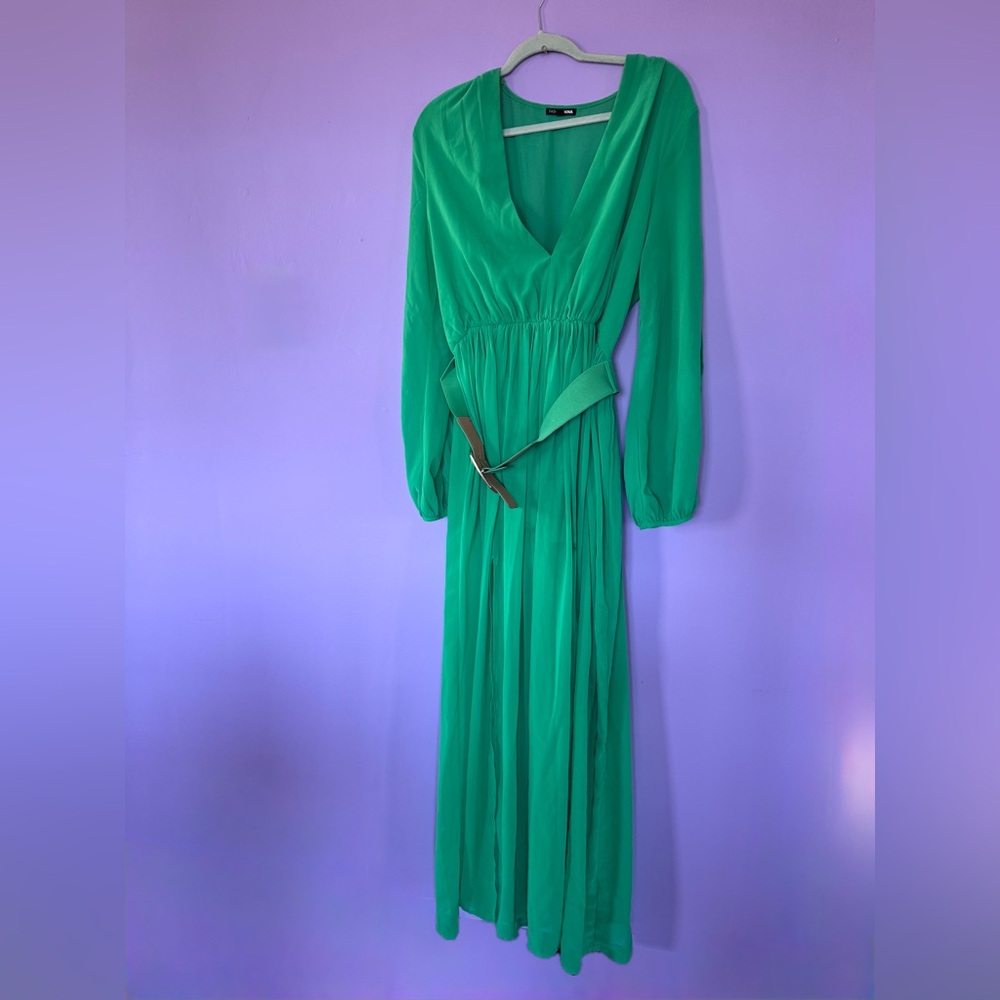 Elegant Green Women's Dress